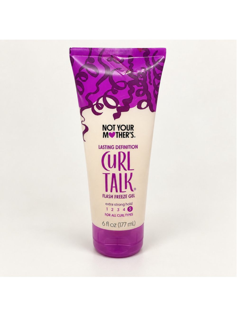 Not Your Mother's Curl Talk Flash Freeze Gel, One Size, Beige and Purple